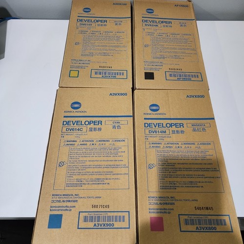 Set dv614 cmyk oem konica - set,