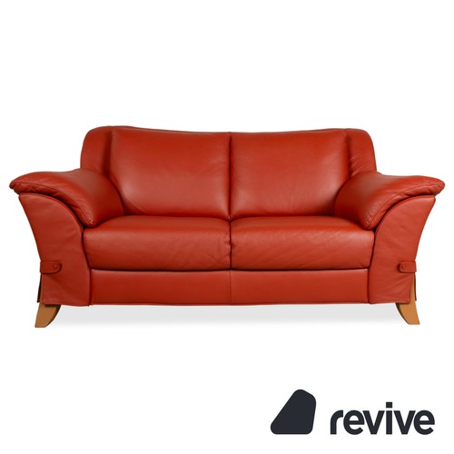 Natuzzi seater leather red - natuzzi, 2