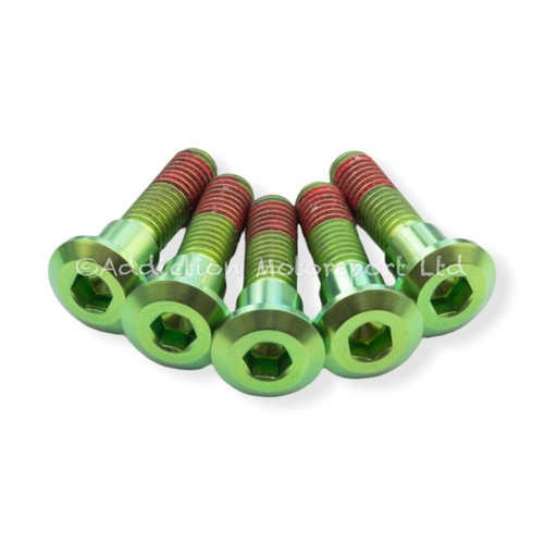 Green titanium rear disc - green,