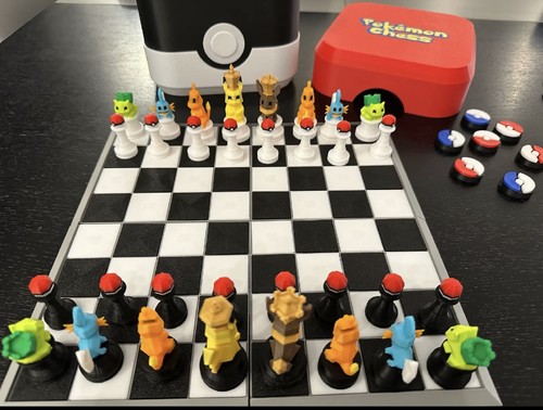 Pokemon chess set printed - set, 3d