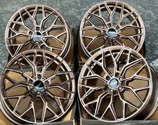 Alloy Wheels 18" CR7 For Mercedes Cls Sl Slc Slk M S Class Coupe 5x112 Bronze Wr