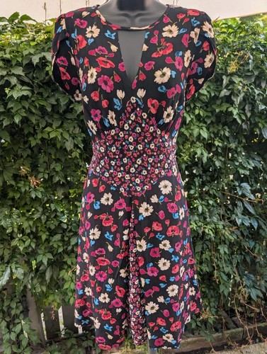 Ossie clark floral tea dress - floral,