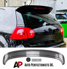 VW Golf MK5 GTI R R32 Carbon Fibre Rear Roof Spoiler Boot Wing Lip Body Kit 3-8