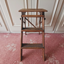 Vintage Wooden Folding Step