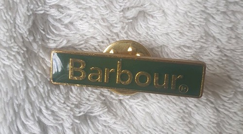 Barbour genuine pin badge x - badge,