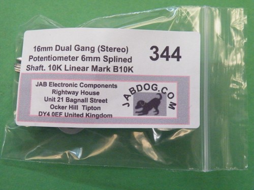 Stereo dual gang 16mm - stereo,
