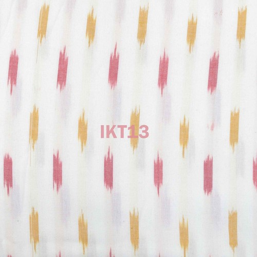 Ikat hand woven cotton fabric - ikat,