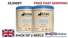 Stag Baler Twine Fine 22,300 ft Bale String (6800m) - Pack of 2 Reels 