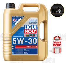 Liqui Moly 5W30 LongLife III Engine Oil Synthetic ACEA C3 BMW VW Porsche MB