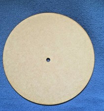 Wooden MDF Clock Face  15cm, 17.5cm 20cm, 25cm, 29cm Craft Shape with 10 mm hole