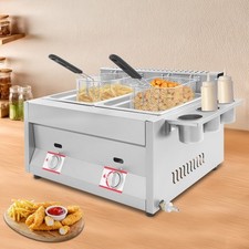 2X 6L Commercial LPG Gas Fryer