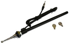 Classic Car Chrome Universal Radio Four Section Aerial Antenna Wing Mount