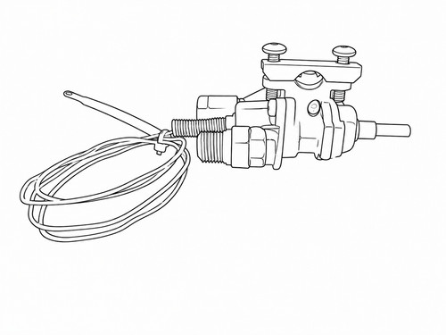 Thermostat and valve assembly - thermostat,