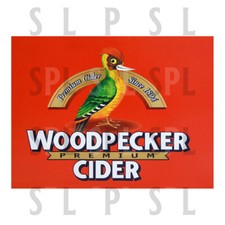 Woodpecker Cider Retro Metal