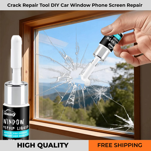 Car windshield crack repair - car,