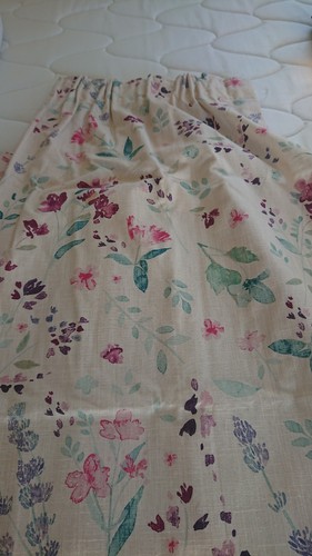Botanical pencil pleat - botanical,