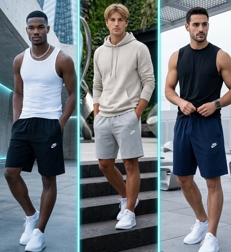 Nike men summer sweat shorts - summer,