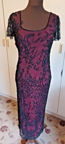 Vintage 1980s dress black
