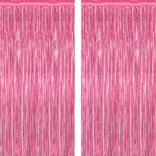 Pack pink foil curtain - pack,