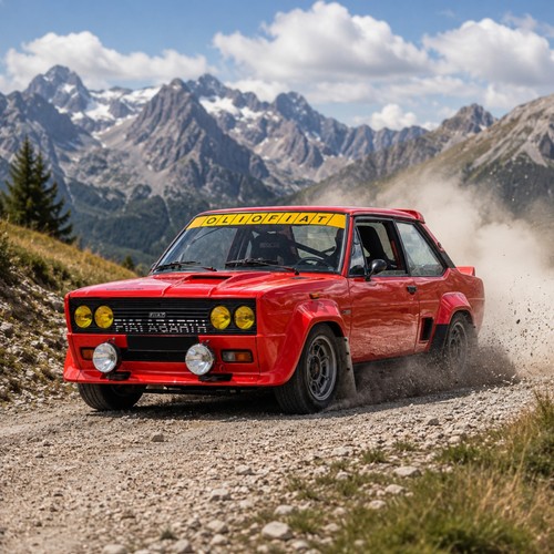 Fiat 131 abarth rally - fiat,