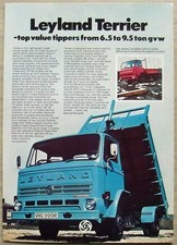 LEYLAND TERRIER Commercial Tipper Sales Specification Leaflet c1977 #1536