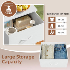 Somdot 5-Drawer Fabric Dresser