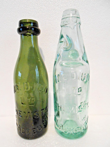 Antique bottles from medico - antique,