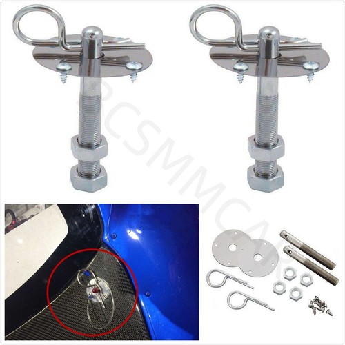 Set chrome silver car - car, bonnet