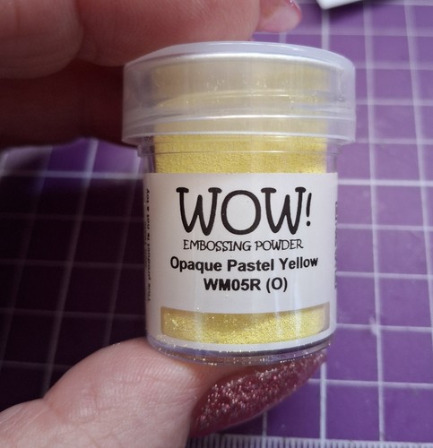 Wow embossing powder - embossing, opaque