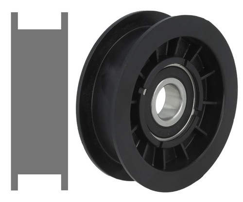 Flat idler pulley fits - flat,
