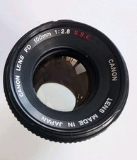 Canon FD 100mm f2.8 SSC Manual
