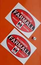 x2 Farmall Stickers McCormick Tractor aggriculture farming decals sticker