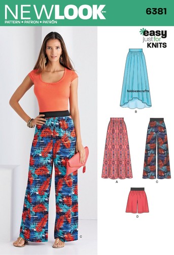 New look 6381 misses knit - new,