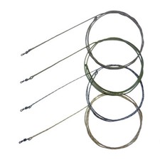 45lb Leadcore Leaders Quick Change Swivel Carp Fishing Tackle 4 Cols Qty 3 or 5