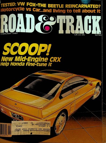 Road track magazine february - road,