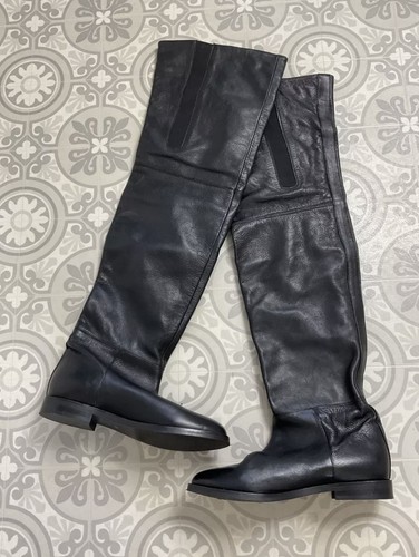 Long over the knee flat - , boots