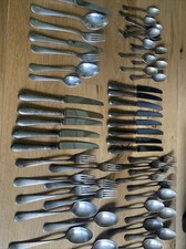 Wmf Signum Hotel Cutlery Silver-Plated 55 Pieces with Engraving