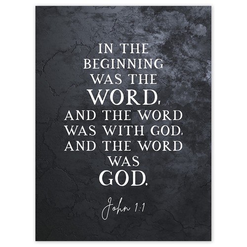 John the word was - was, god