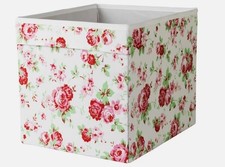 Ikea Drona Pink Floral Storage