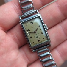 Cyma Cal 335 Tank Watch with