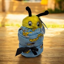 Plush Yellow Bumble Bee Toy