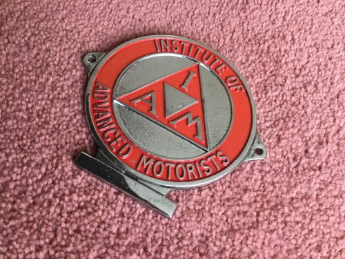 Vintage car badge - car, i.a.m