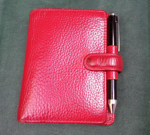 Filofax mini finsbury red - filofax,
