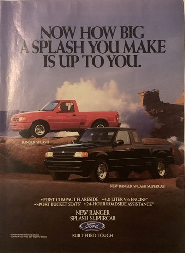 1995 ford ranger splash pickup - ford,