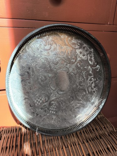 Silver plated circular - silver,