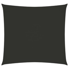 Sunshade Sail Square 3x3m Anthracite PU Coated Oxford Fabric UV Waterproof Rain