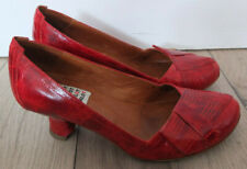 Harlot Beautiful Leather Pumps Shoes Size 37 Top Red