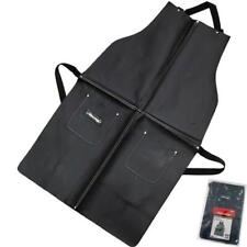Neilsen Leather Welders Welding Blacksmiths Glaziers Black Apron Bib 2 Pockets