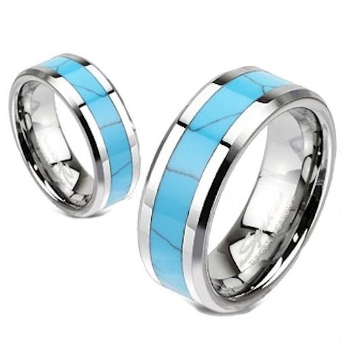 Tungsten carbide turquoise - tungsten,