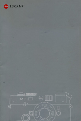 Leica promotional booklet - leica, m7
